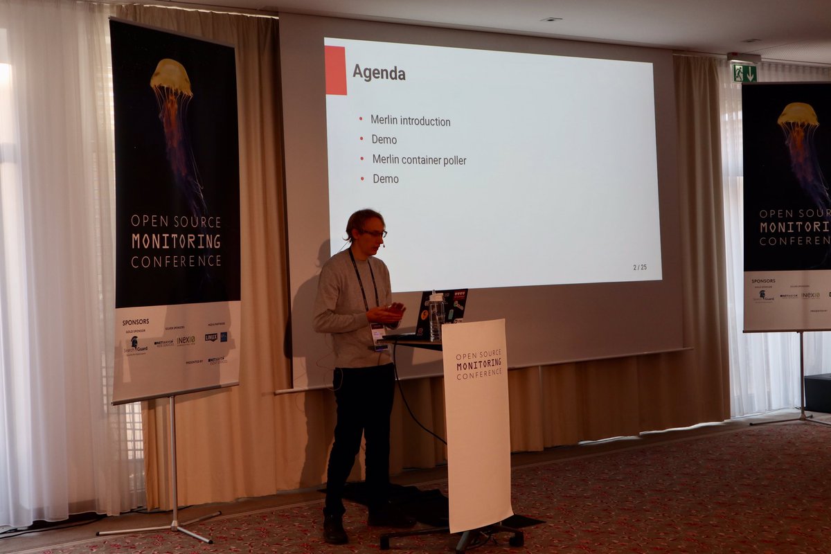 NetwaysEvents's tweet photo. Jacob Baungård will be speaking about the Tool #Merlin and how it makes it possible to scale #Naemon #deployments to #Kubernetes. We’re just as excited as our awesome #opensource community about his lecture! https://t.co/6RBzfYWFZN