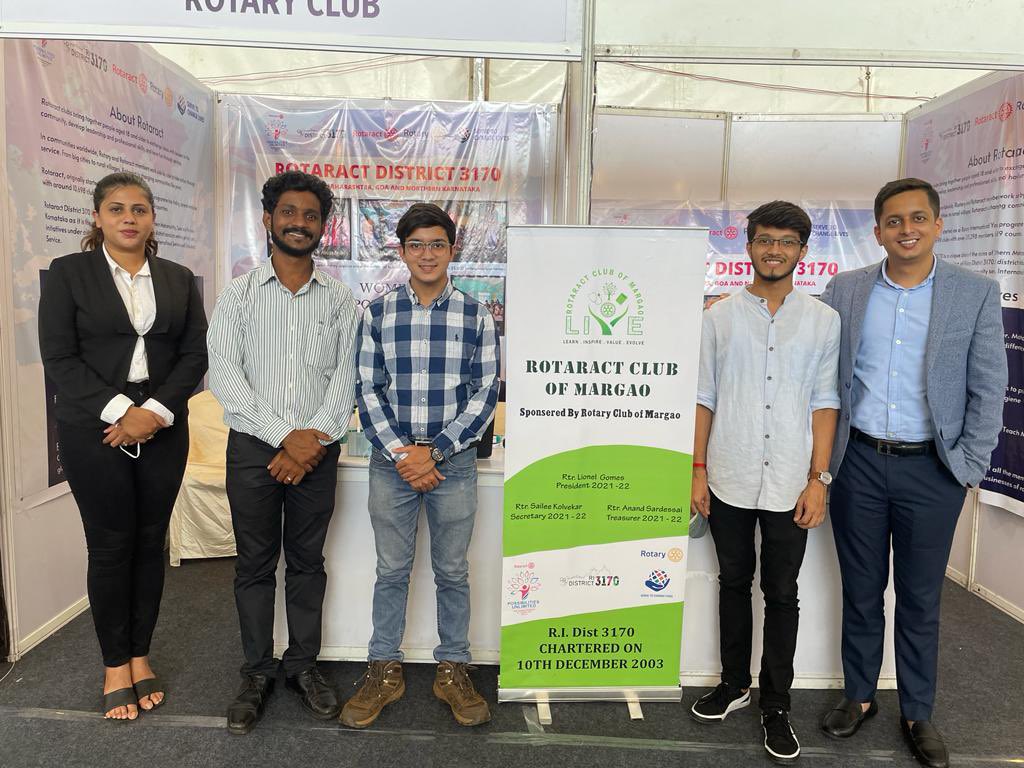 deeppudaa's tweet photo. Represented @rotaract at the Goa@60,the Multi event gathering and exhibition.
#rid3170 https://t.co/W9XF6uMOId