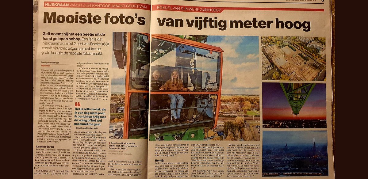 Best een beetje trots op 😊🤗bedankt <a href="/AD_GroeneHart/">AD Groene Hart</a> #dehouttuin #Woerden @BAMWonen