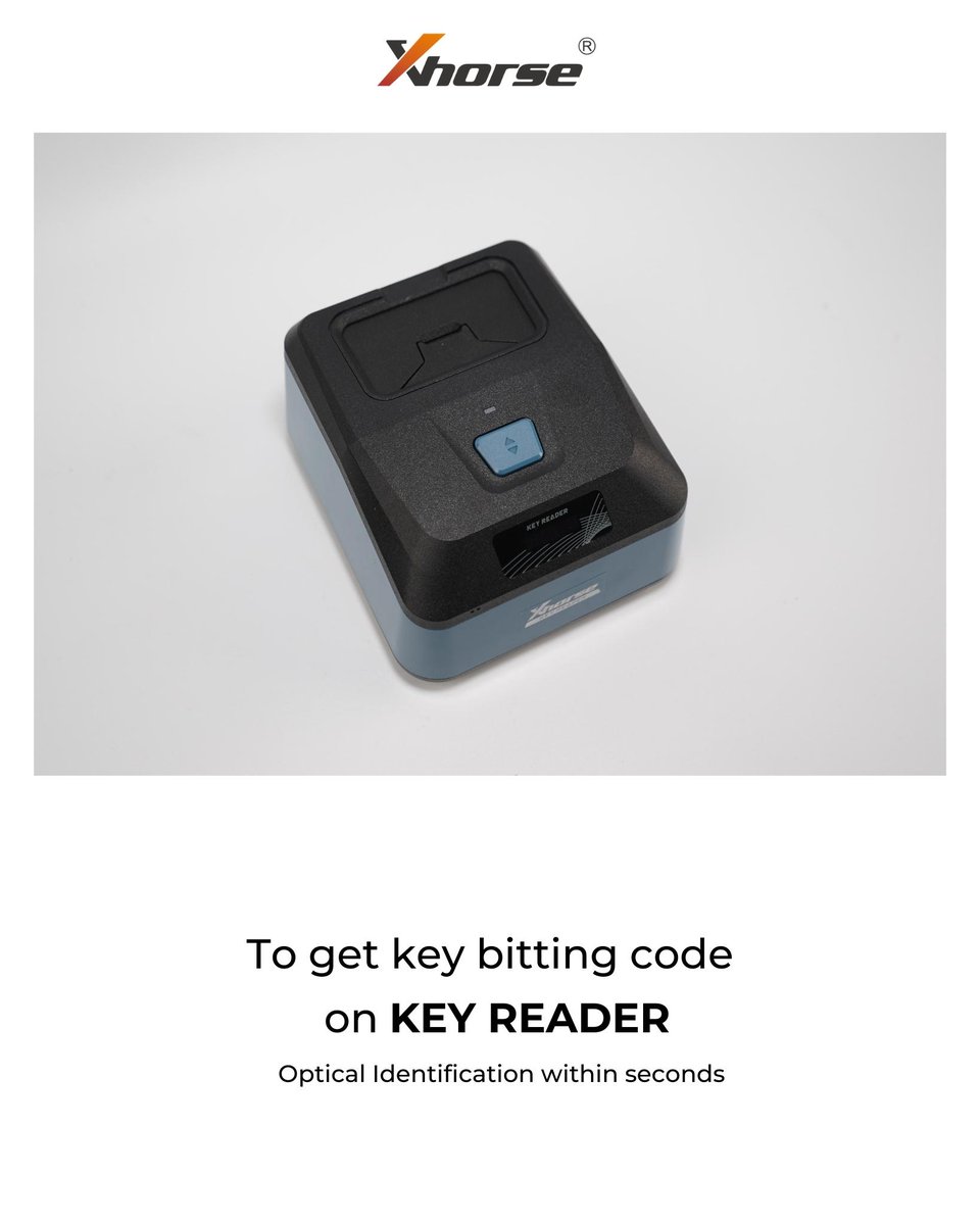 XhorseGlobal's tweet photo. Optical identification makes it a handy tool.

#xhorse #keyreader #autolocksmiths https://t.co/SV77jIGSdr