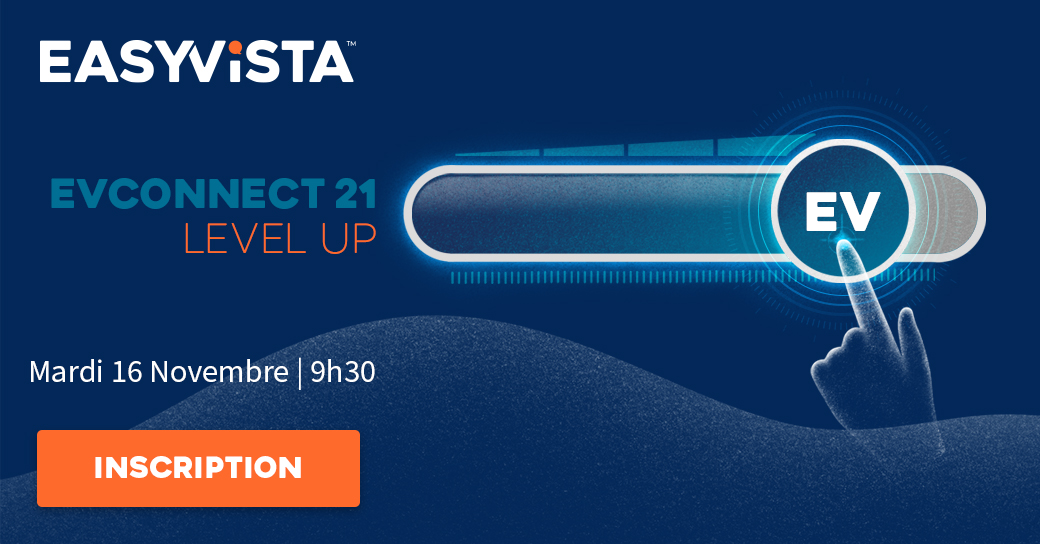 [EV Connect 21] J-7 avant de nous retrouver en live depuis notre EV Studio ! Vous n'êtes pas encore inscrit ? 
👉Par ici ! ow.ly/TXYC50GAQZk
#EVConnect21 #EasyVista #DigitalEvent