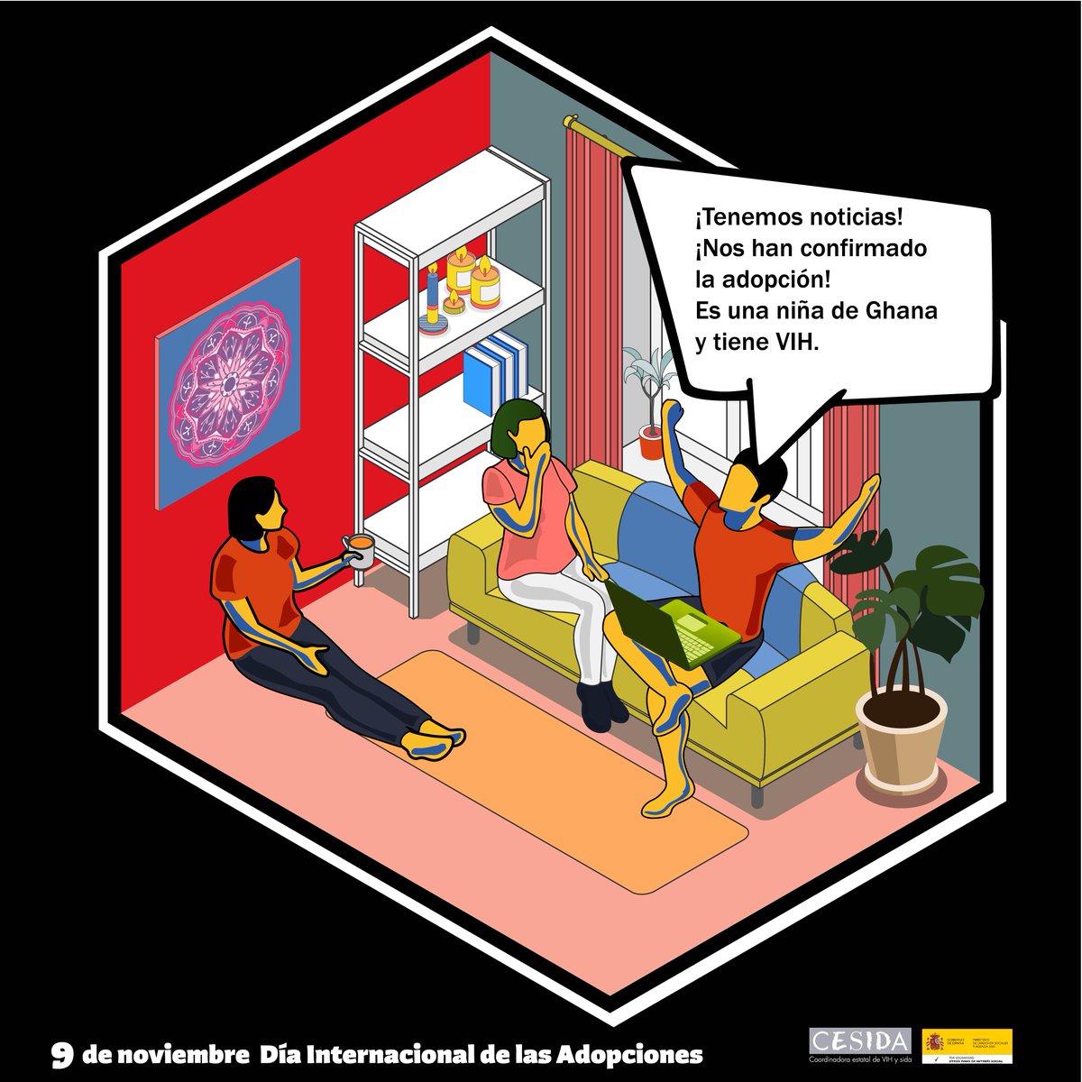 cesida_esp's tweet photo. #YSIYO... ¿Sabes que las personas con VIH en tratamiento ❌NO transmiten el virus?
📲 Infórmate y resuelve tus dudas: https://t.co/48gy7k2FgS
#DíaMundialdelaAdopción #SaldeDudas https://t.co/5ShcrbS2WX