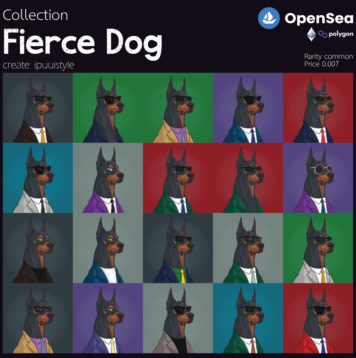 ipuu11's tweet photo. Collection Fierce Dog 🐕
New Drop 20 items
price 0.007 chain polygon
this house fierce dog be careful
https://t.co/kZpnXh6zSH
#ipuuistyle #NFT #NFTCommunity #NFTdrop #NFTTHAILAND https://t.co/3rTd2FRPuc