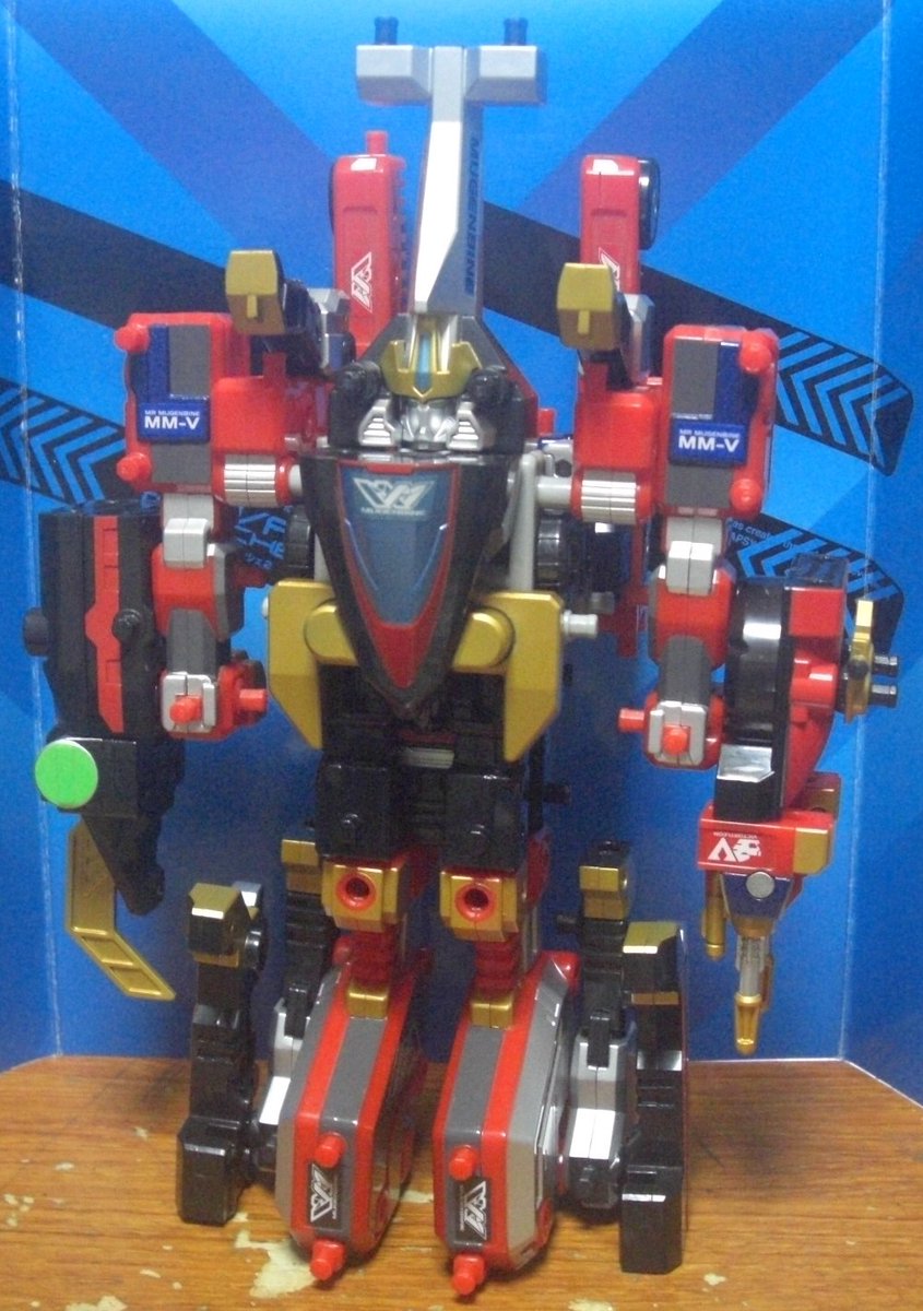 ビクトリーレオンとムゲンヘラクレスのオリジナルムゲン合体ロボ。その