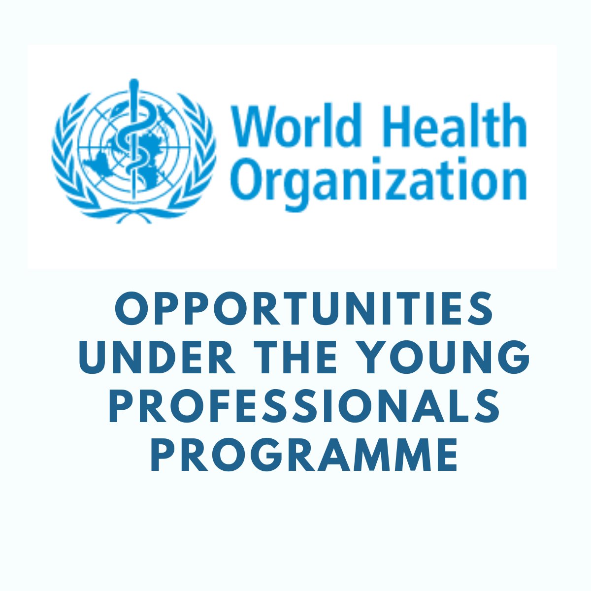 research4impact's tweet photo. #Opportunity Alert!
The WHO is recruiting for its #YoungProfessionalsProgramme (1/3)!
Check out the links below:
Technical Officer (Research for Health) - https://t.co/v0WJahrhJH
Technical Officer (Global Hepatitis Programme) - https://t.co/oocBfejsxK https://t.co/3W4CFZCl2S