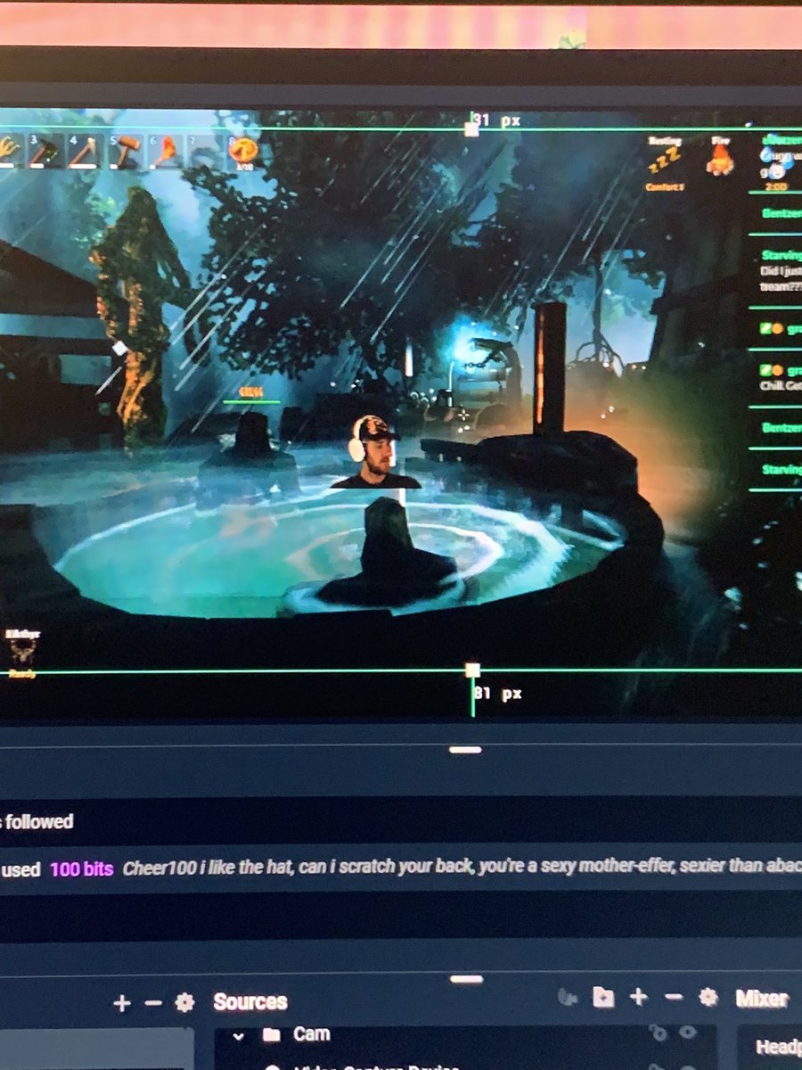 Thank you <a href="/Valheimgame/">Valheim 🌟</a> for facilitating my first ever hot tub stream! #valheim #hottubstream