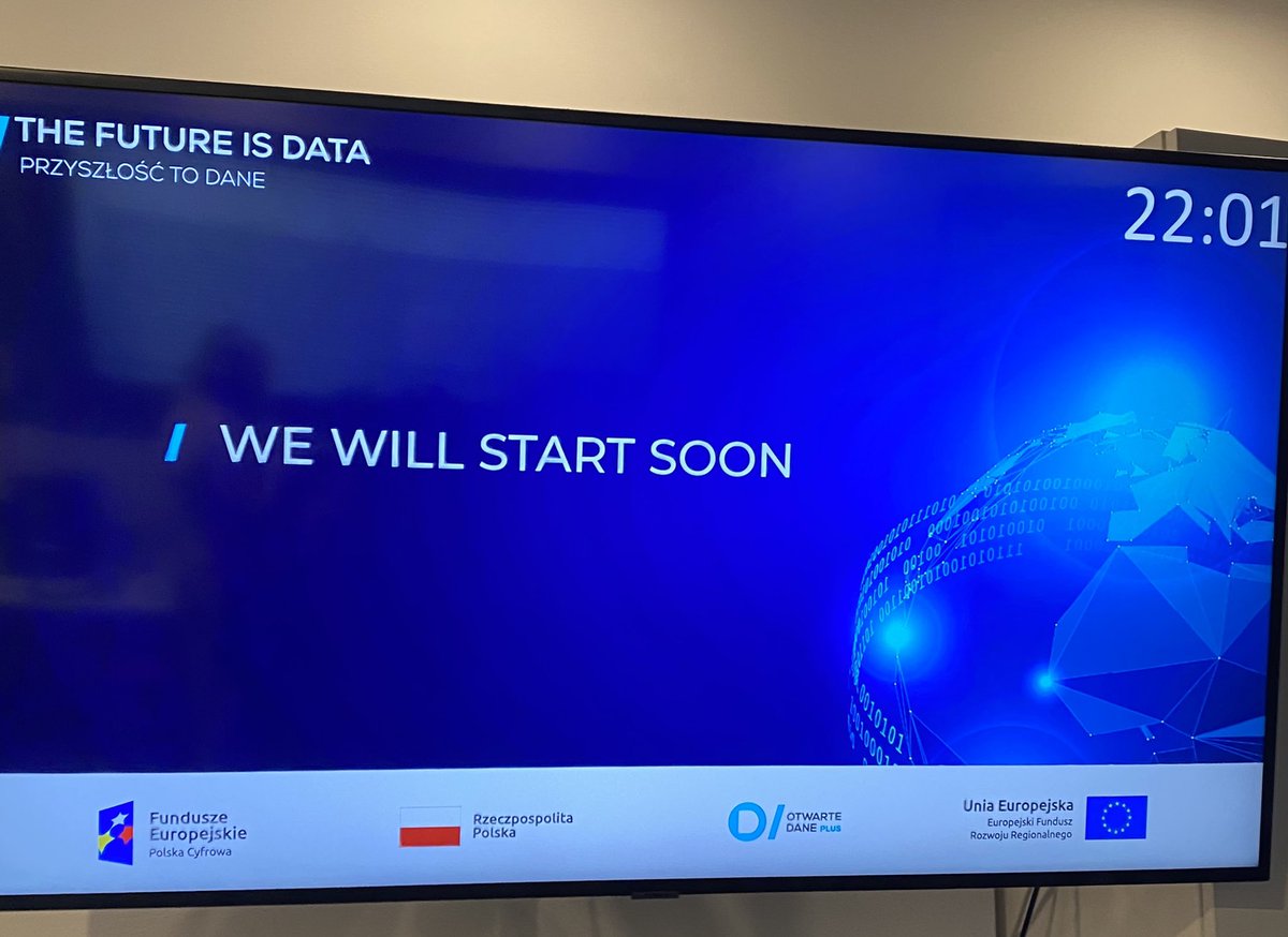 KoscierK's tweet image. Już za chwilę startuje międzynarodowa konferencja otwartych danych #thefutureisdata @CyfryzacjaKPRM @PremierRP Transmisja na Fb Otwarte dane i portalu dane.gov.pl Bądźcie z nami online :) #otwartedane #opendata