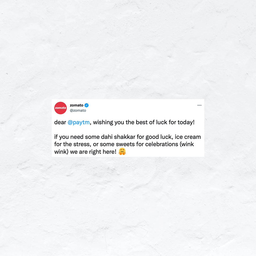 admediainsider's tweet photo. #ItsaSpot | @Paytm IPO opened up yesterday and so did brands' wishes.
#Paytm #PayTmIPO https://t.co/QJIYgqZPo9