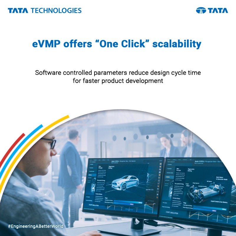 TataTech_News's tweet photo. To win customer trust, auto #OEMs need to conceptualize competitive #ElectricVehicles that :
⌛️ can be developed fast
💰 are cost effective
🥰 delights customer
Our #eVMP platform can help OEMs achieve their e-Mobility goals
🔗https://t.co/c4gGMBHvhM
#EngineeringABetterWorld