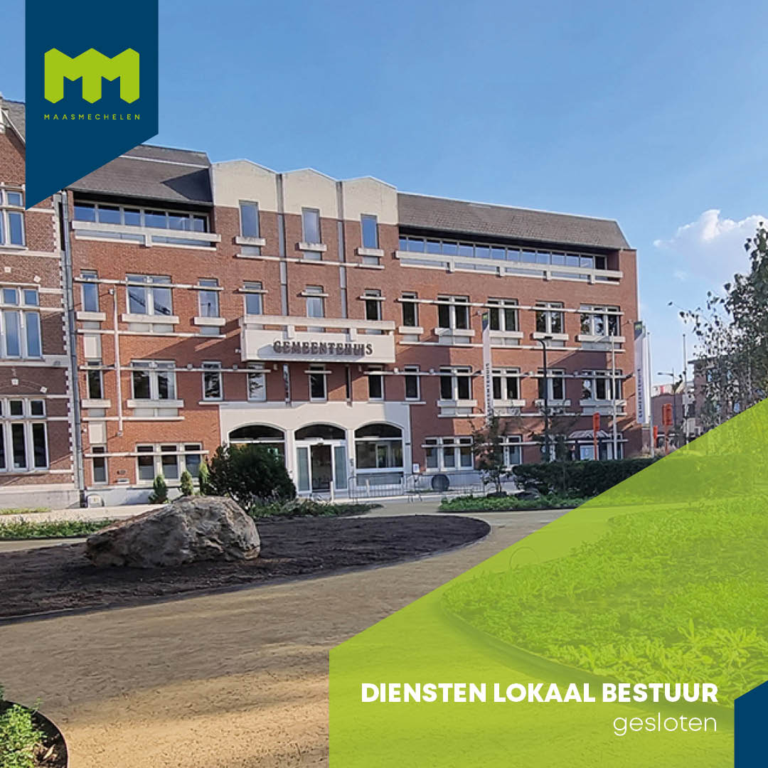 Donderdag 11 november (Wapenstilstand) zijn de diensten van het Lokaal Bestuur gesloten. Vrijdag 12 november zijn de diensten geopend. Van 12 november t.e.m. 19 november is de dienst Omgeving ((leefmilieu, stedenbouw, grondbeleid en huisvesting) uitzonderlijk gesloten.