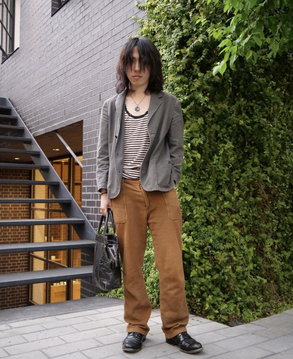 tokyomodesnap's tweet photo. Name: Ban
/
Jacket:#ysl
Inner:#haiderackermann
Pants: #maisonmargiela
Shoes: #rafsimons
Bag: #vintage
/
https://t.co/ymsmlROW5c https://t.co/Gb0DkAPZrK