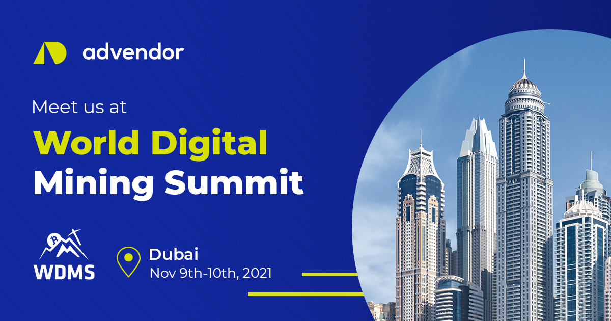 Advendor1's tweet photo. The Advendor team is back in active mode to attend iconic events in the industry. This time we will take part in the World Digital Mining Summit, dedicated to earning on #cryptocurrencies and digital #mining.
We will be happy to meet you there on November 09-10 in Dubai.
 #cpa https://t.co/9OdvKtsnjW