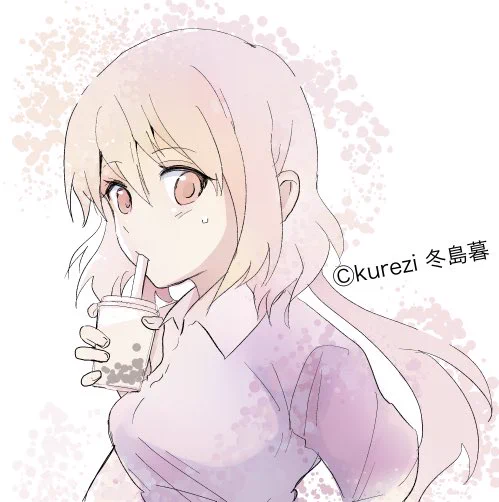 「...チャレンジはしませんよ」  #タピオカの日