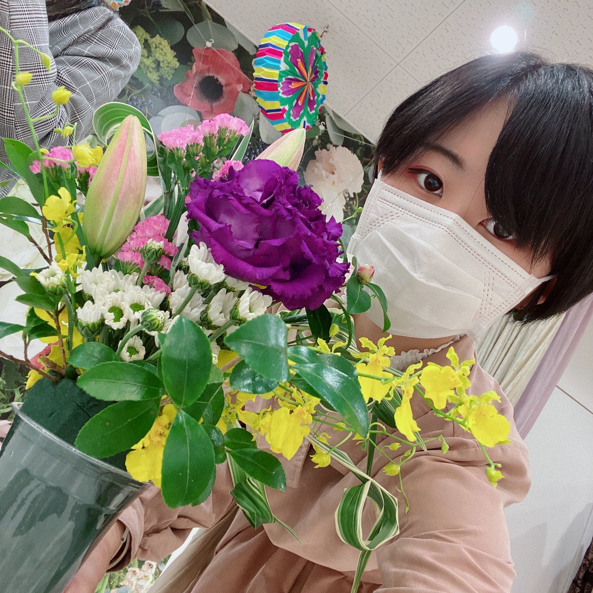 KAIRI_rcc's tweet photo. 生け花、想像以上に楽しかったなぁ(  ˊ꒳ˋ ) ᐝ https://t.co/qsSpu07Cci