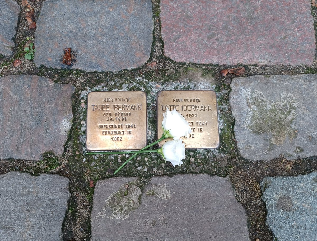 doberah's tweet photo. We've made this a tradition the last few years &amp; I'd like to continue it: Today is the 83rd anniversary of #Kristallnacht. Send me your polished Stolpersteine memorials from across Europe #9November https://t.co/wchTWXW3Sg