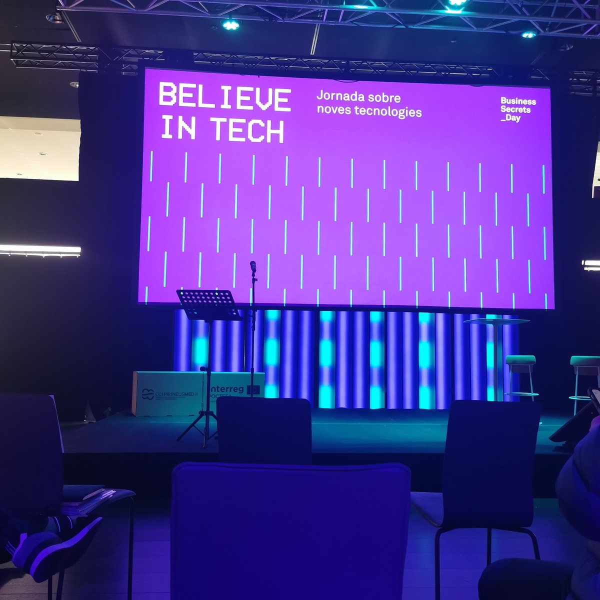 esterteres's tweet photo. Comencen les jornades #believeintech @cambralleida https://t.co/Ss4QKpbgXX