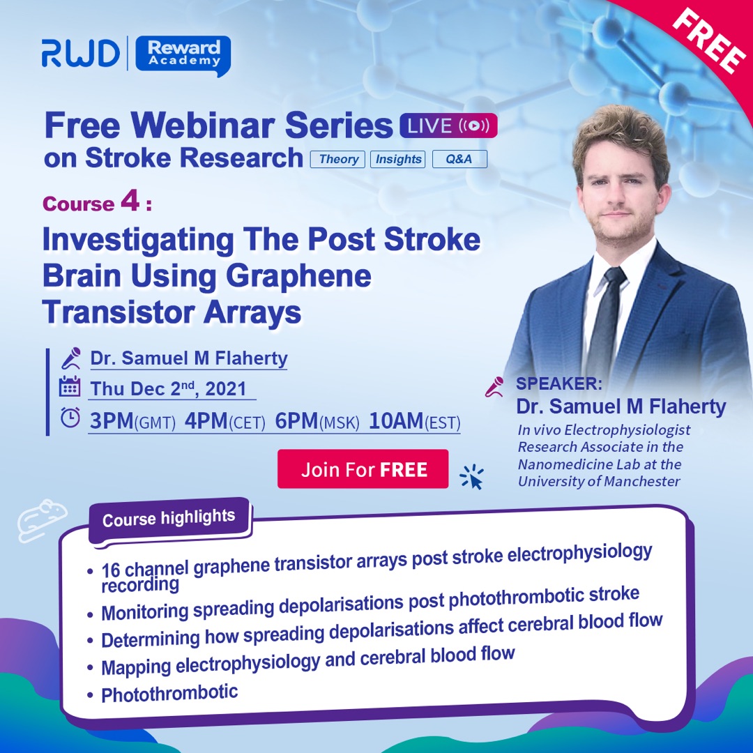 RWD Stroke series live webinar is coming on 2 Dec, 2021 GMT 3PM. Dr. Samuel M Flaherty from the University of Manchester is invited to be the speaker. 

us02web.zoom.us/webinar/regist…