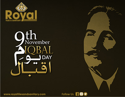 TilesSanitary's tweet photo. “Be aware of your worth, use all of your power to achieve it. Create an ocean from a dewdrop. Do not beg for light from the moon, obtain it from the spark within you. Happy Iqbal Day.”

Royal Tiles &amp; Sanitary https://t.co/0EwcUZVZ96