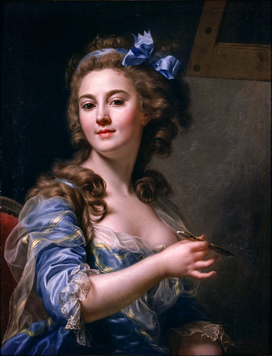Marie-Gabrielle Capet - Self-Portrait  (c.1783)  #ArtUnfaded #painting #selfportrait #selfie #mariegabriellecapet