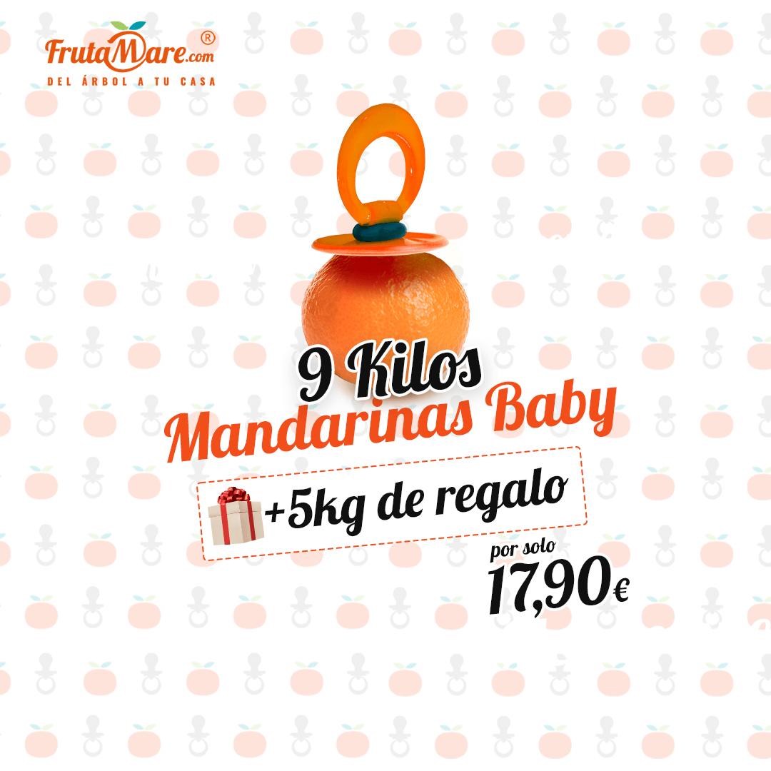 ¡Compra 9 kg de Mandarinas Baby y te regalamos 5 kg!
.
bit.ly/3qjdFWC
.
#frutamare #productosnaturales #delarbolatucasa #mandarinas #citricos #healthyfood #food