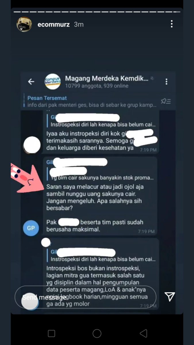 MagangStudi's tweet photo. Capek banget jadi mahasiswa Magang Merdeka

Udh uang saku gak cair2, dikatain buzzer mulu lagi -_-

3-4 bulan kerja baru terima uang saku 1x, itupun masih ada yg blm terima uang saku bulan ke-1

Tolong bantu kami😭🙏

#CairkanUangSakuMSIB
#KampusMenderita
#KampusMerdeka https://t.co/xD0wM9543w
