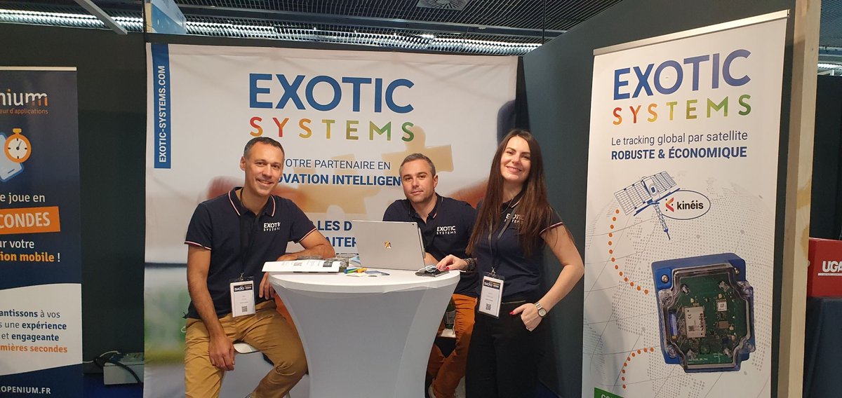 En direct du #SIDO2021 #SIDOPARIS on vous attend sur notre stand F35 pour parler IoT Satellite, NewSpace, et industrie 4.0!

#exoticsystems