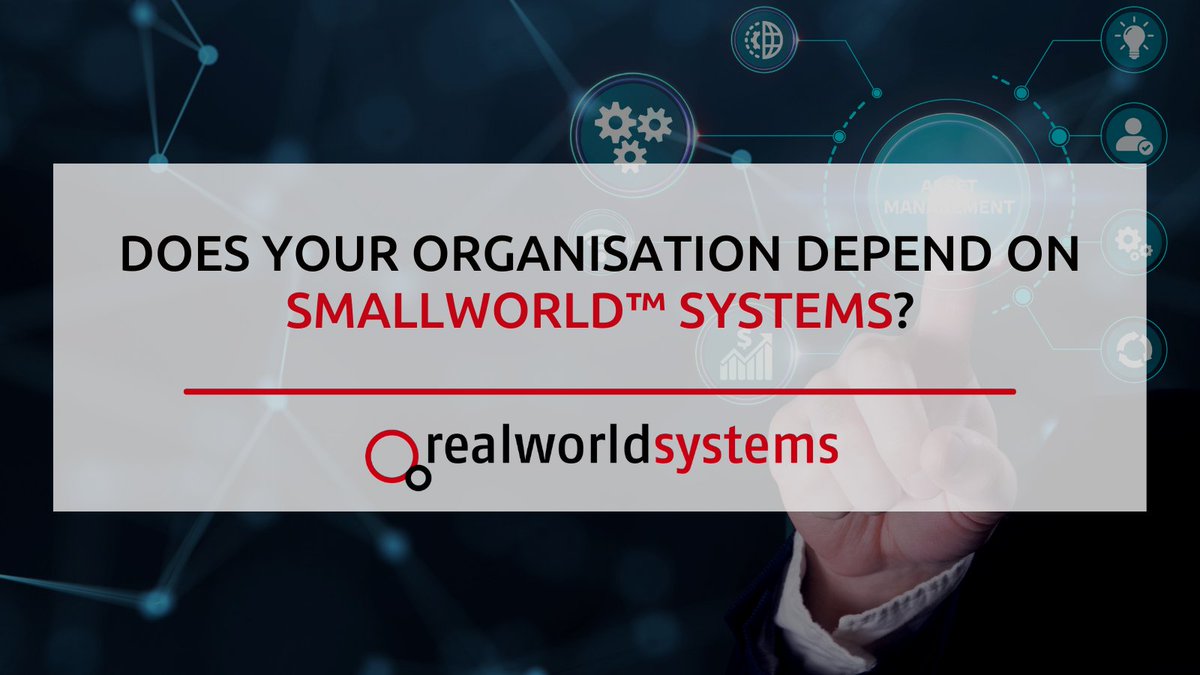 RealworldTweets's tweet photo. Rock-solid performance is essential. With over 25 years of experience with Smallworld™, we understand this better than most.
#RealworldSoftwareProducts #SoftwareSolutions
#GISSmallworld #SpatialAssetManagement https://t.co/KRRdEwZ7u2