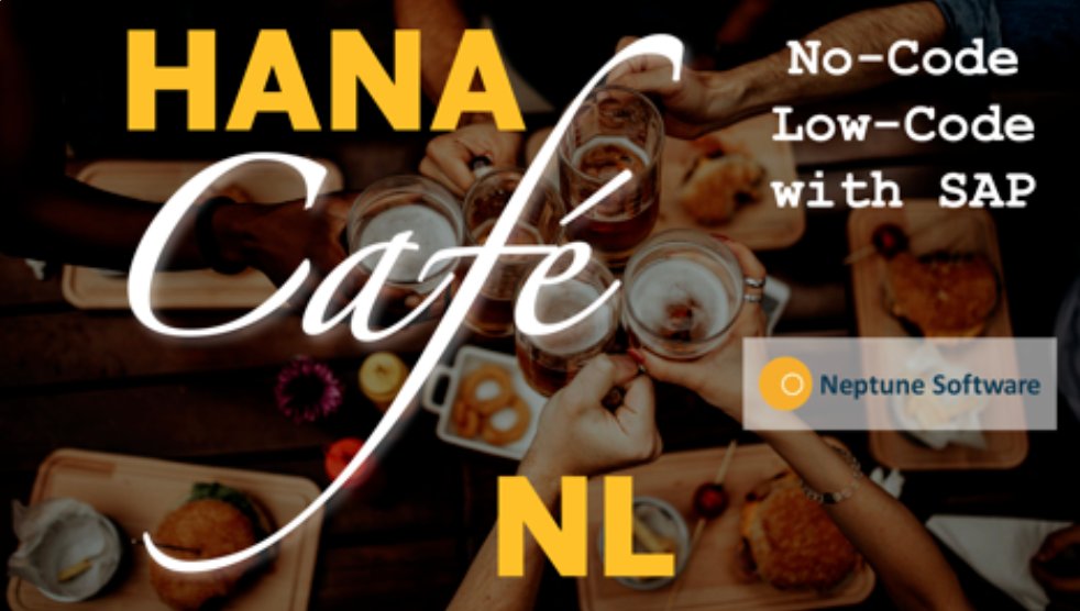 NeptSoft's tweet photo. Fancy a coffee date & a tech talk? This Friday at 15:15h join us live with tech experts @steinermatt, @Qualiture, @jpenninkhof, and @tbroek to talk about #nocode #lowcode. #SAPExperienceCenter #SAPnl
https://t.co/lePqKaxmNe https://t.co/hnLa0FVPXr