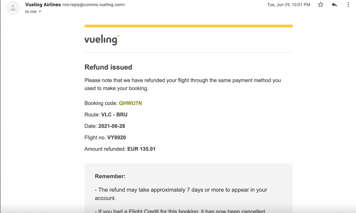 Lowdjo's tweet photo. DAY 135 of waiting for my #refund from @vueling called, wrote, tweeted.. sent all my info about 5 times and...
NOTHING HAPPENS #airline #veuling #money #ripoff #cancelled #flight https://t.co/f67eqtmCQB