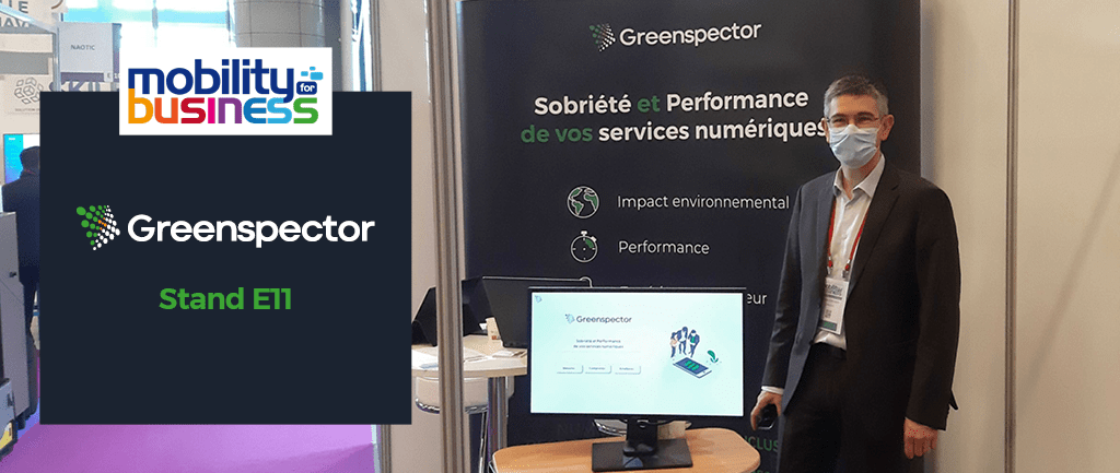 Green_spector's tweet photo. Coup d'envoi du @salon_mobility ! Retrouvez @Green_spector stand E11 📍
🌍Sobriété et performance de vos #applications métiers
🔋Maîtrise de l'#autonomie de vos flottes #mobiles
📱Aide au choix de #terminaux
#MobilityforBusiness #Mobilité #NumériqueResponsable https://t.co/lVrKLeKzaX