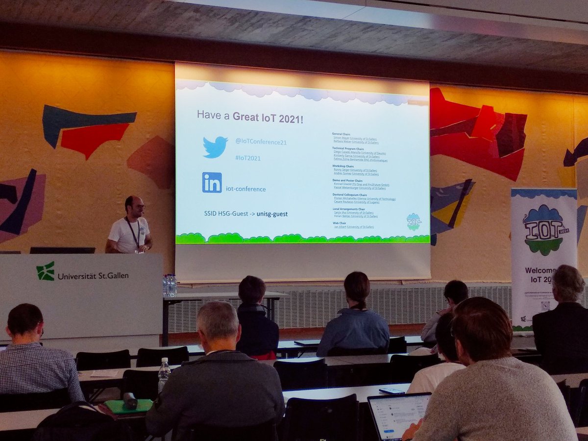 InteractionsHSG's tweet image. At the opening of @IoTConference21!
#IoT2021