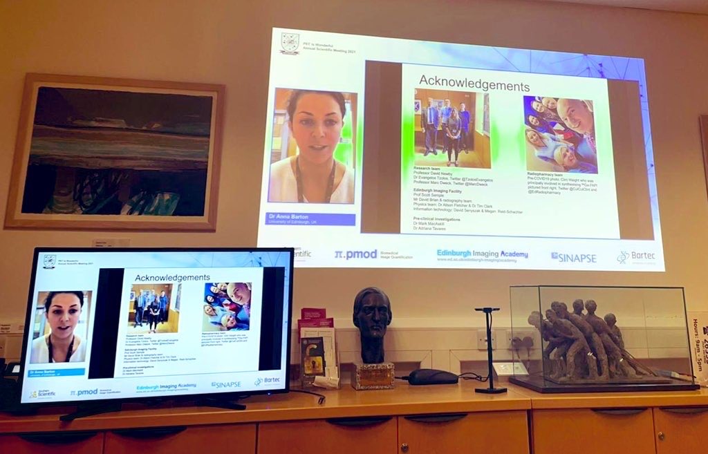 EdinUniImaging's tweet photo. Congratulations to Dr Anna Barton who received the VIP PET Prize at the virtual PET is Wonderful annual meeting, for her work on 68Ga-FAPI in cardiovascular fibrosis imaging.
 
Read more here: https://t.co/RBtQoxPs0E https://t.co/8Y7lrF5dbO