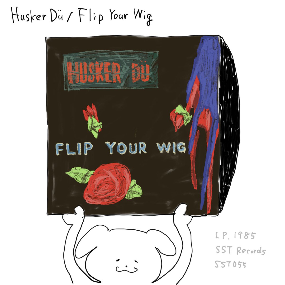 nssgraphica's tweet photo. まいにちレコード101
Husker Du / Flip Your Wig
#まいにちレコード #犬 #イラスト #huskerdu #flipyourwig #vinylcollection #sstrecords #punkrock #alternativerock #bobmould https://t.co/UlvszYGl0G
