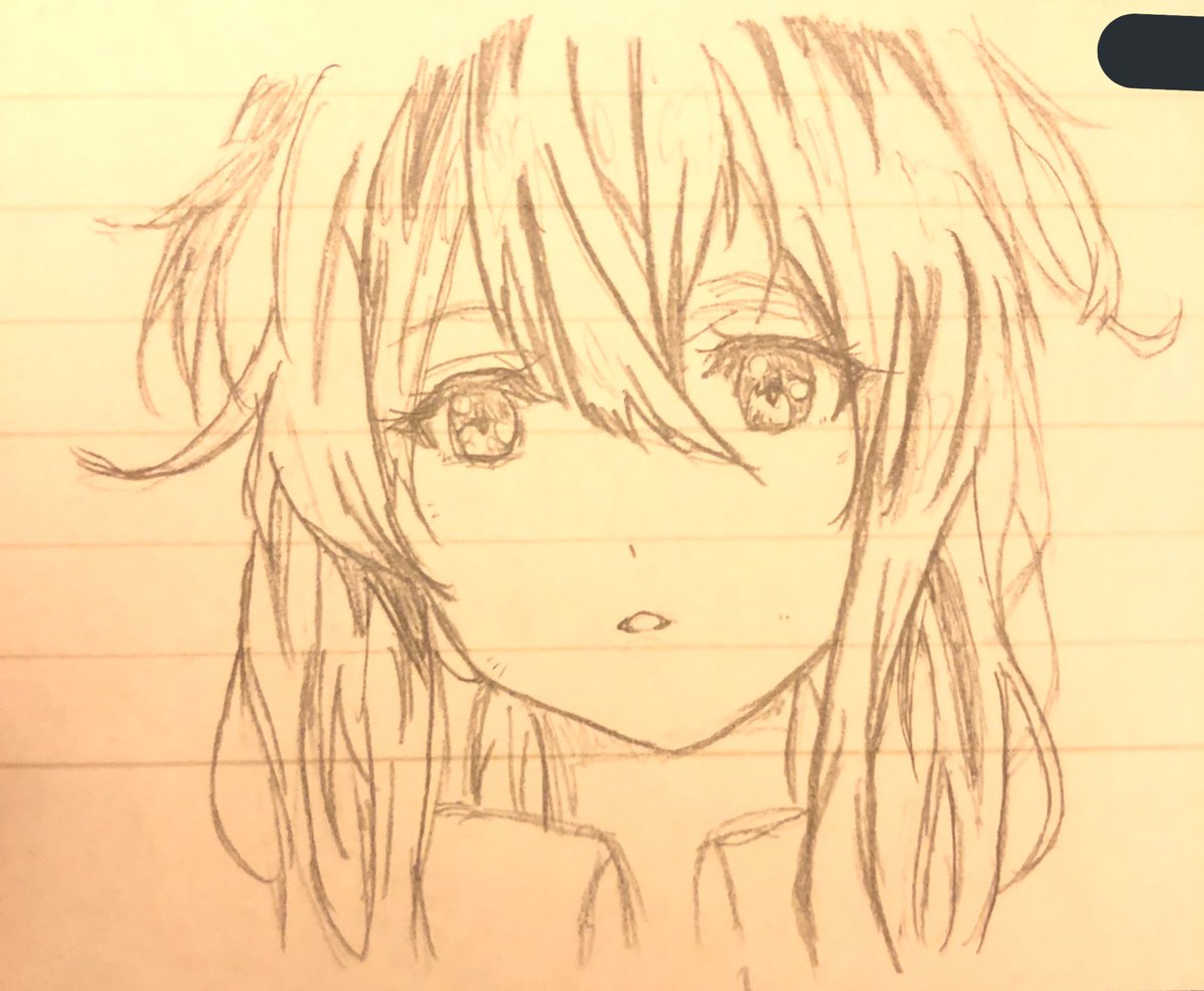 描きました
ヴァイオレット・エヴァーガーデンです