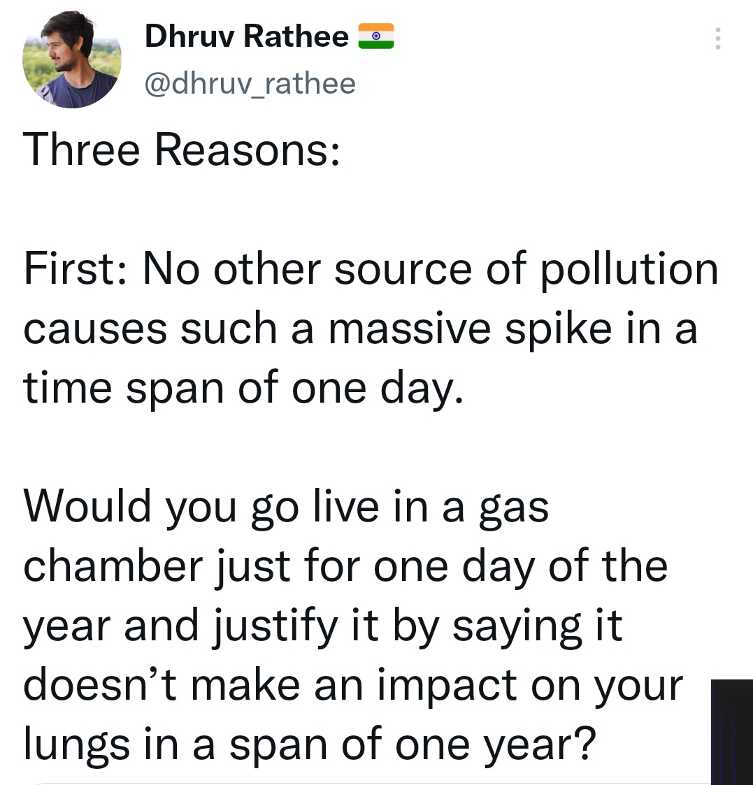 AvinashVasani2's tweet image. Sir jo maal fukke e likha hai usse polution nahi hota kya btw meko bhi vahi vala maal chahiye
#NRI #dhruvrathee #nikal