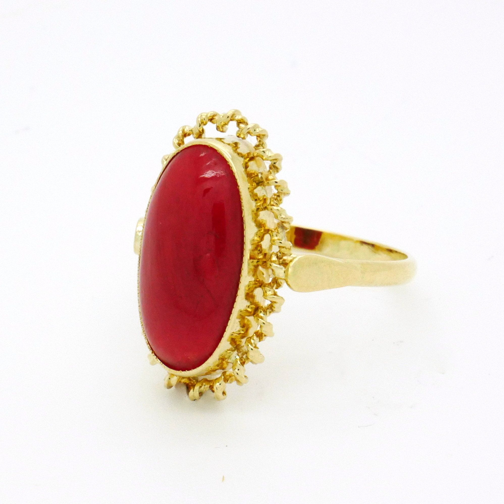 Coral ring designs deals for ladies in gold