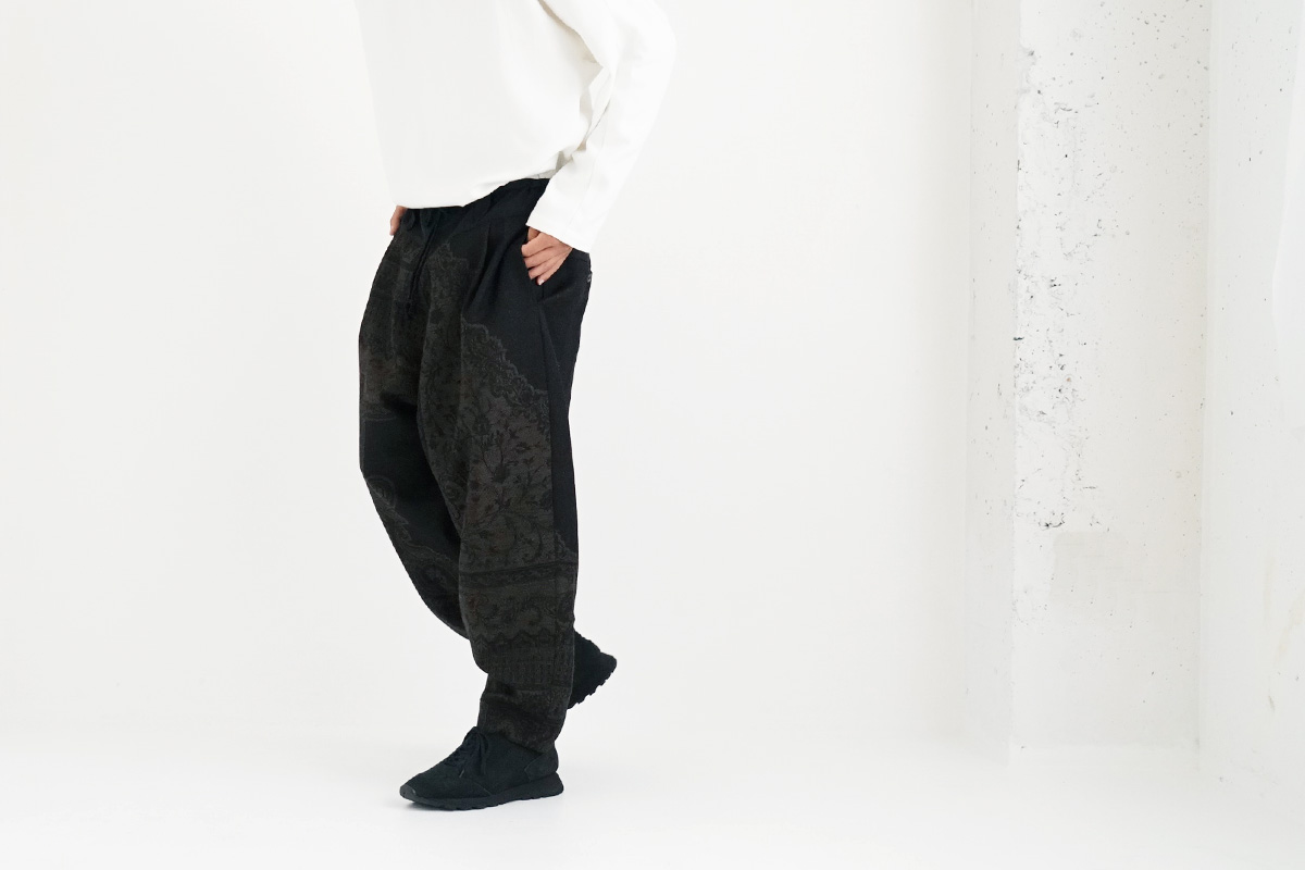 Palmmaisonstore's tweet photo. YANTOR
ヤントル
Tibetan Paisley Jacquaed Himo Pants[Y215PT09/BLACK]

https://t.co/cyyCflfFyz 

@YANTOR1  
#YANTOR 
#pants 
#ペイズリー柄 https://t.co/mCx4xK5ABd