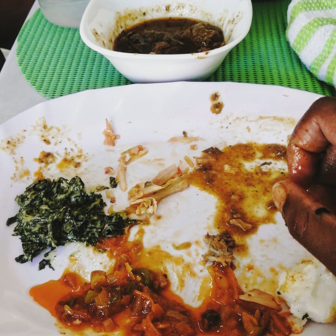 #HowItStarted vs #HowItEnded our aim is to ensure that your traditional food cravings are met. You can either eat in or take away your delicious food. For as little as 40rand we got you covered #ekudlenicorner #Loadshedding Rand Water Prenup Miss SA