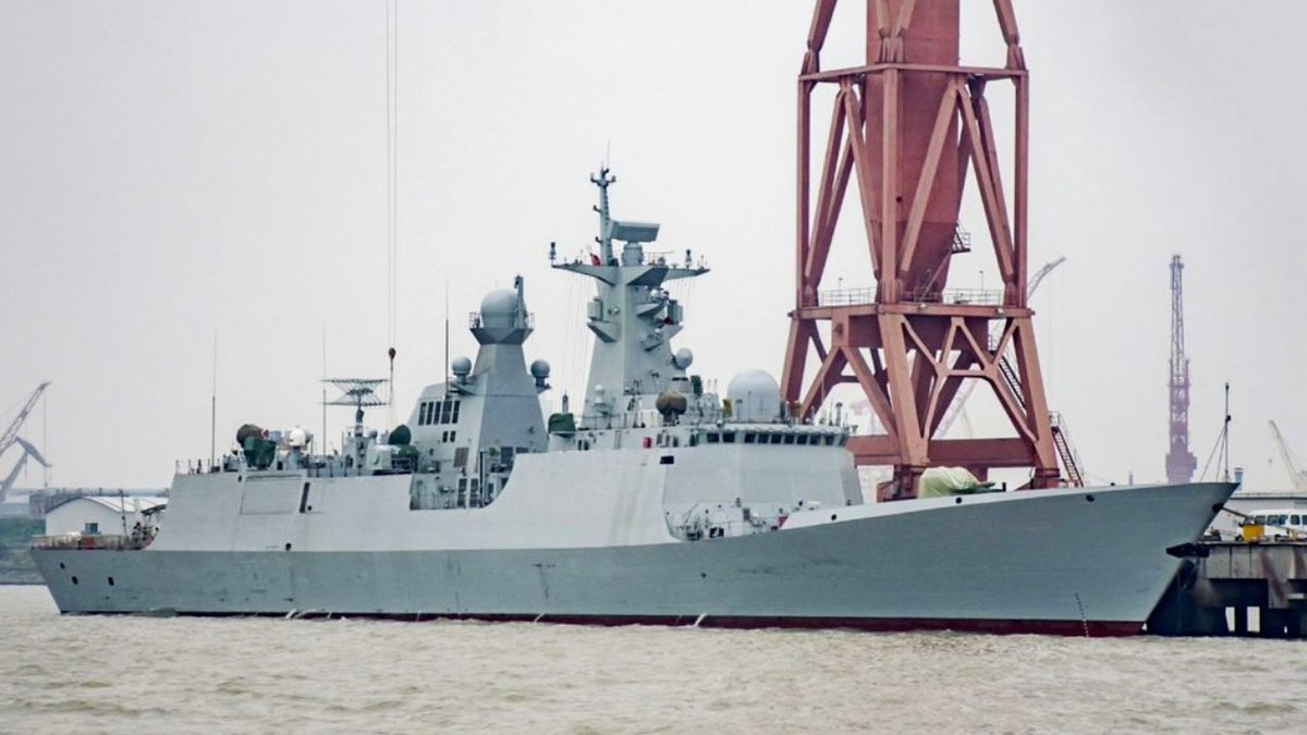 timesofindia's tweet photo. With an eye on Indian Ocean, China delivers largest, most advanced warship to Pakistan https://t.co/l6T7hYKvNb https://t.co/KqnbMeef7e
