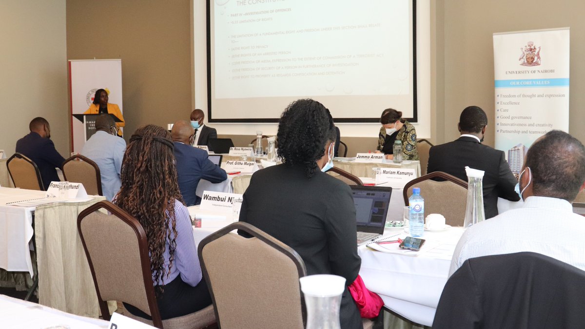 ICRC_Nairobi's tweet photo. #LiveUpdates the #AcademicRoundtable begins. The panels today will be discussing and debating #IHL issues around #Detention; #counterterrorism and non-state armed groups; and how to continue to strengthen the IHL community here in #Kenya. https://t.co/iNJOXfRBJ5