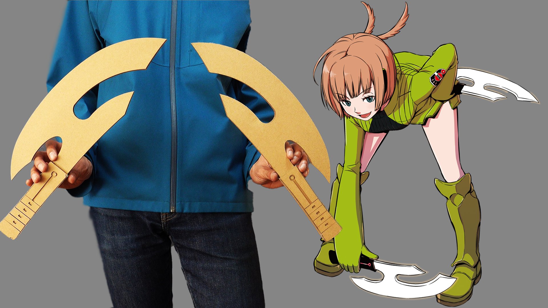 ワールドトリガー　コスプレ　小南桐絵 　双月　武器 8125EVBt+GL._UF894,1000_QL80_.jpg