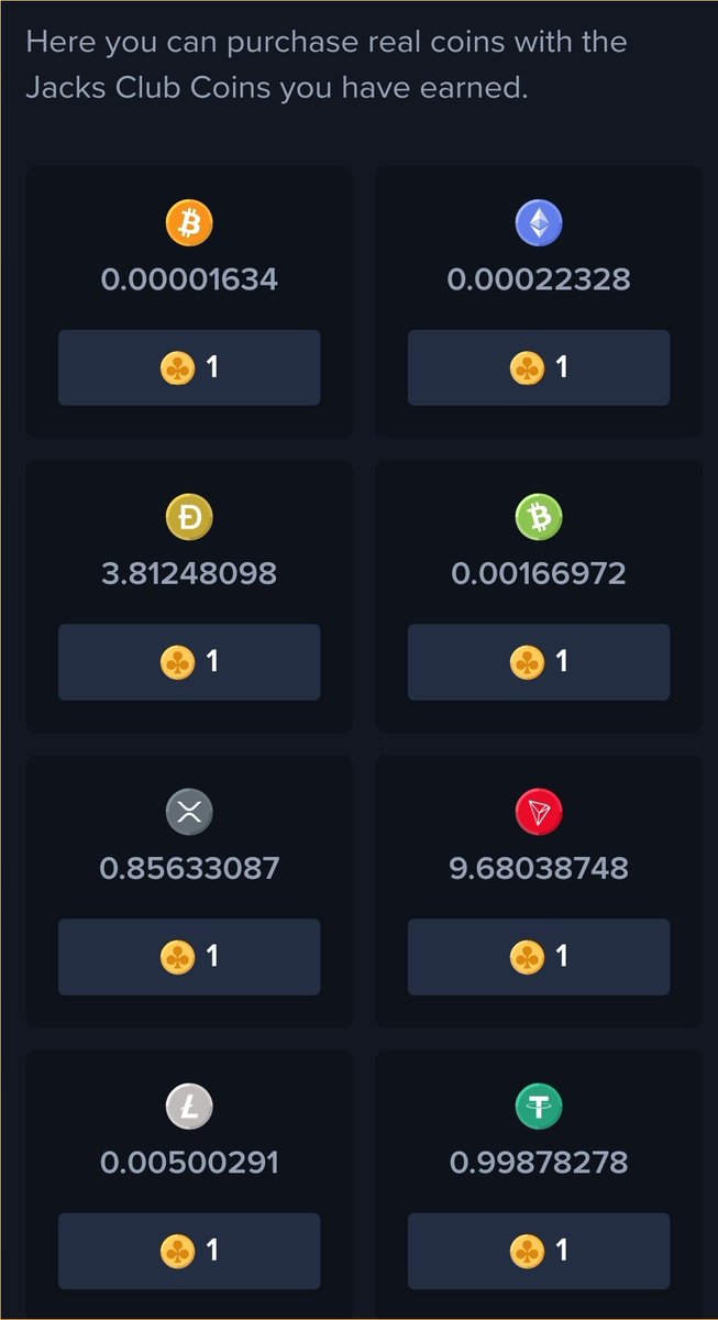 CryptoCasino42's tweet photo. @JacksClubCasino is a really decent little #Crypto #Casino that is definitely worth a look if you're a #BitcoinGambling enthusiast 

Equipped with a very reasonable selection of high quality, unique house games, a very cool #Faucet system and so much more

https://t.co/llVjXFwVyf https://t.co/EkLJz4T7gM