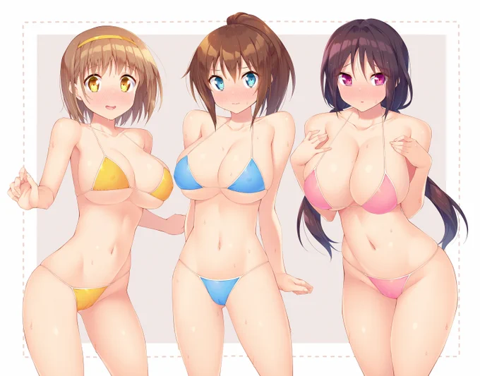 控えない水着 