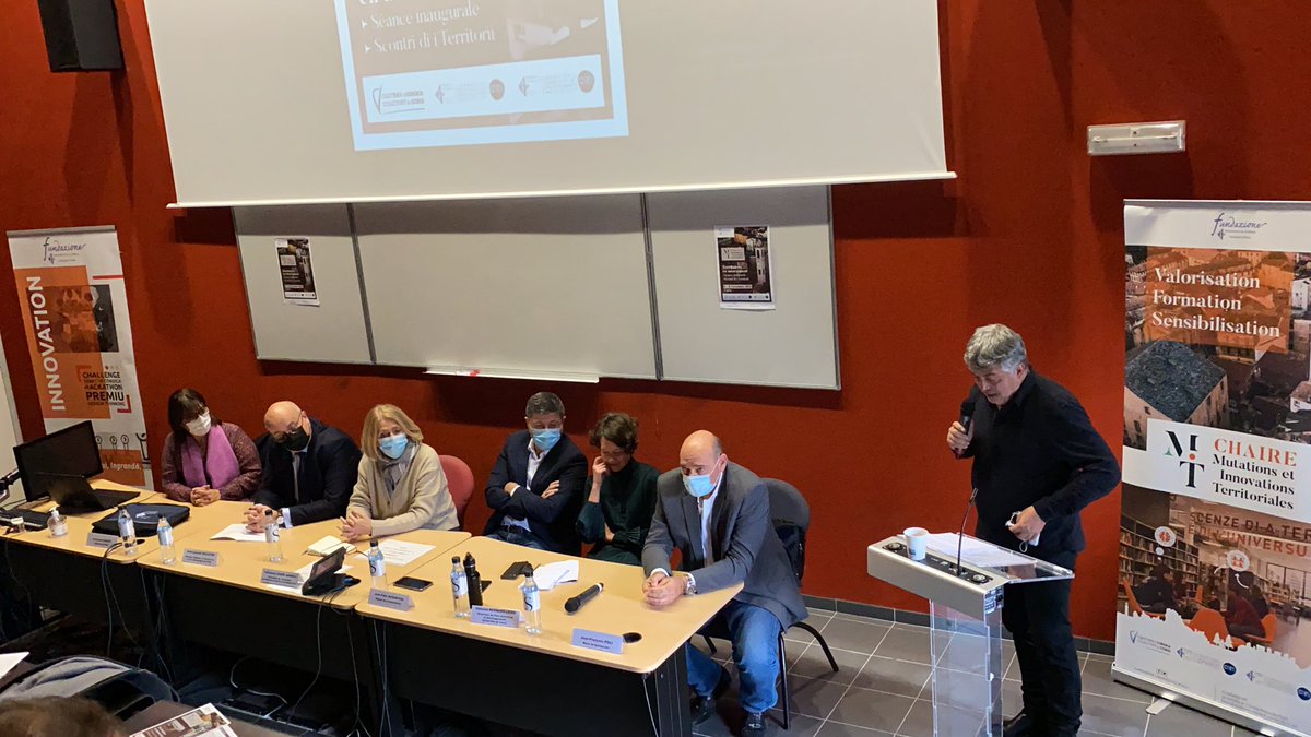 pabisgambiglia's tweet photo. #chaireMIT on parle de Tiers-Lieux : très belle table ronde pour le premier #workshop de notre chaire Mutations et Innovations Territoriales. @UnivCorse @UnivFundazione https://t.co/P9kVd4rxpj