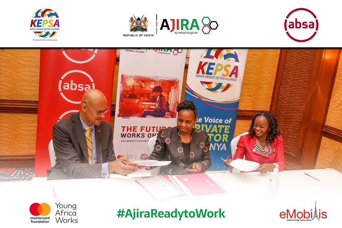 KEPSA_KENYA's tweet photo. "I urge you to make use and direct more youths to the centres because many of them in the rural areas can't afford internet" - Ms. Lucy Mulili – Administrative Secretary, Ministry of ICT on behalf of the Cabinet Secretary for ICT Hon. Joe Mucheru. https://t.co/H9LqqIyqcW
