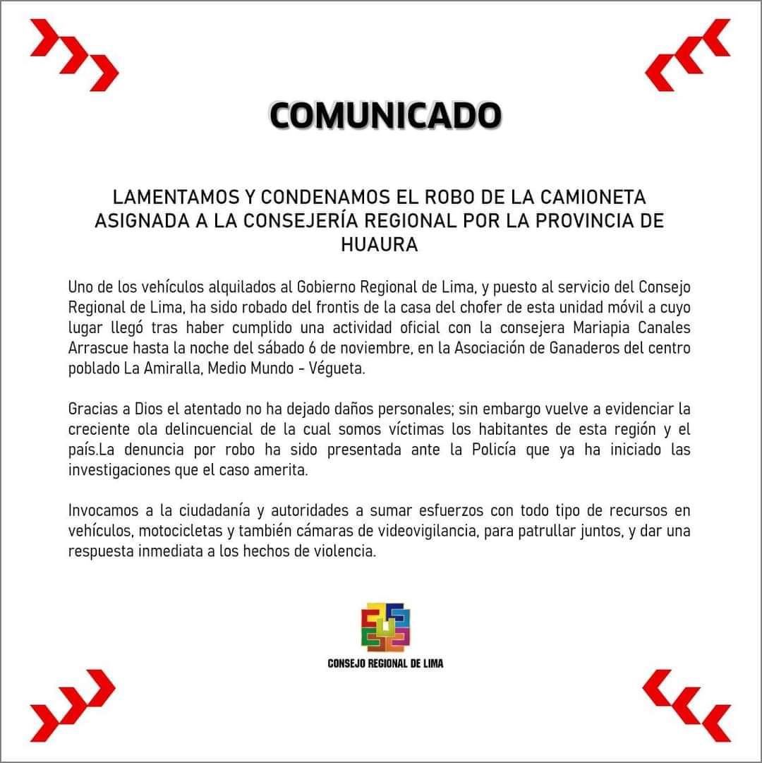 grados_flor's tweet photo. #NadieSeSalva 
ROBAN CAMIONETA ASIGNADA A LA CONSEJERÍA REGIONAL POR LA PROVINCIA DE HUAURA https://t.co/2hQP11UEbx