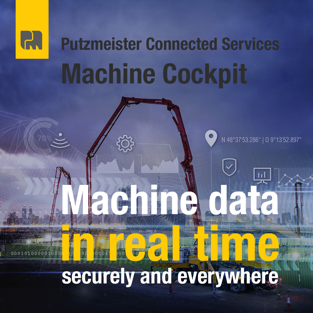 Putzmeister's tweet photo. The Putzmeister Machine Cockpit - Your information centre for your machines in real time, securely and everywhere.

For more information, please visit our website: https://t.co/iadrD7ERVx

#putzmeister #connectedservice #machinecockpit #connect #concretepump https://t.co/hO68pfsKzm