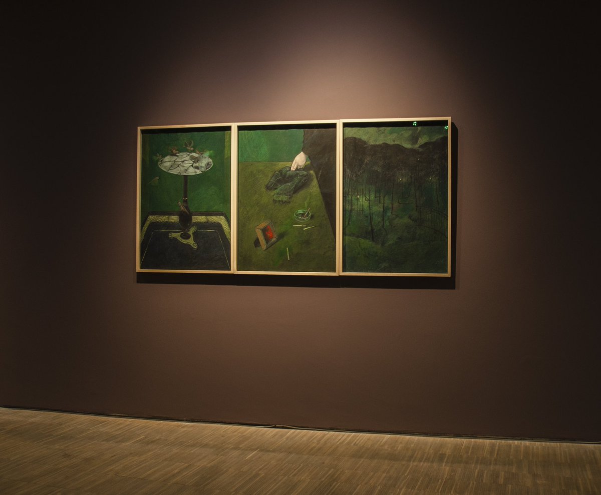 #BüyücüveBahçe sergisi boyunca Salı günleri müze girişi tüm öğrencilere ücretsiz🪄

Eser: “Zümrüt”, Gökhun Baltacı, 2020, Kağıt üzerine pastel, 100x70cm (her biri)