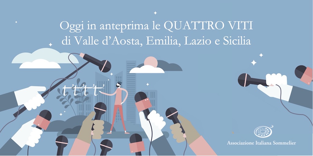 In attesa della presentazione della guida #vitae2022 di #aisitalia, prevista per il 30 novembre, ogni martedì e giovedì vi sveleremo i vini vincitori delle quattro Viti. Partiamo oggi con Valle d'Aosta, Emilia, Lazio e Sicilia. Potete scoprirli qui: bit.ly/3ofa4Gm