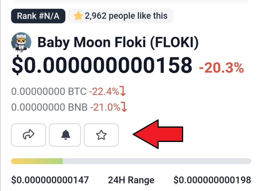 💎#BMFlokiArmy💎

Thank you for supporting us. We appreciate this.

If you haven't already, please like / favorite <a href="/babymoonfloki/">Baby Moon Floki</a> on CoinGecko &amp; CMC

Links:

coingecko.com/en/coins/baby-…

coinmarketcap.com/ru/currencies/…

RETWEET TO HELP SPREAD THE WORD!!!